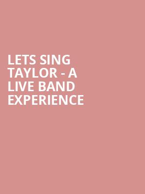 Lets Sing Taylor A Live Band Experience, Maryland State Fair, Baltimore