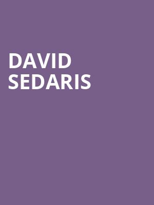 David Sedaris, Meyerhoff Symphony Hall, Baltimore