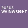 Rufus Wainwright, Rams Head On Stage, Baltimore